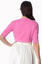 Load image into Gallery viewer, Plain Bolero Short Sleeve Pink
