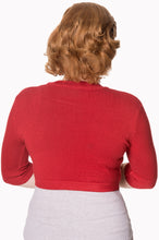 Load image into Gallery viewer, Plain Bolero Short Sleeve Red
