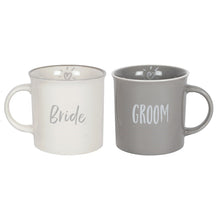Load image into Gallery viewer, Bride &amp; Groom Boxed Mug Set
