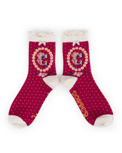 Load image into Gallery viewer, Powder Initial Socks Letter C

