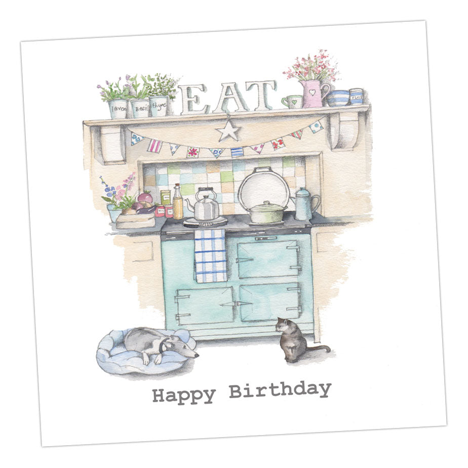 C&C Happy Birthday Aga Card