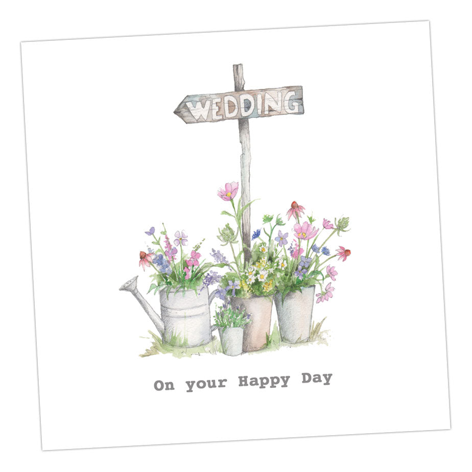 C&C On Your Happy Day Wedding Large Card