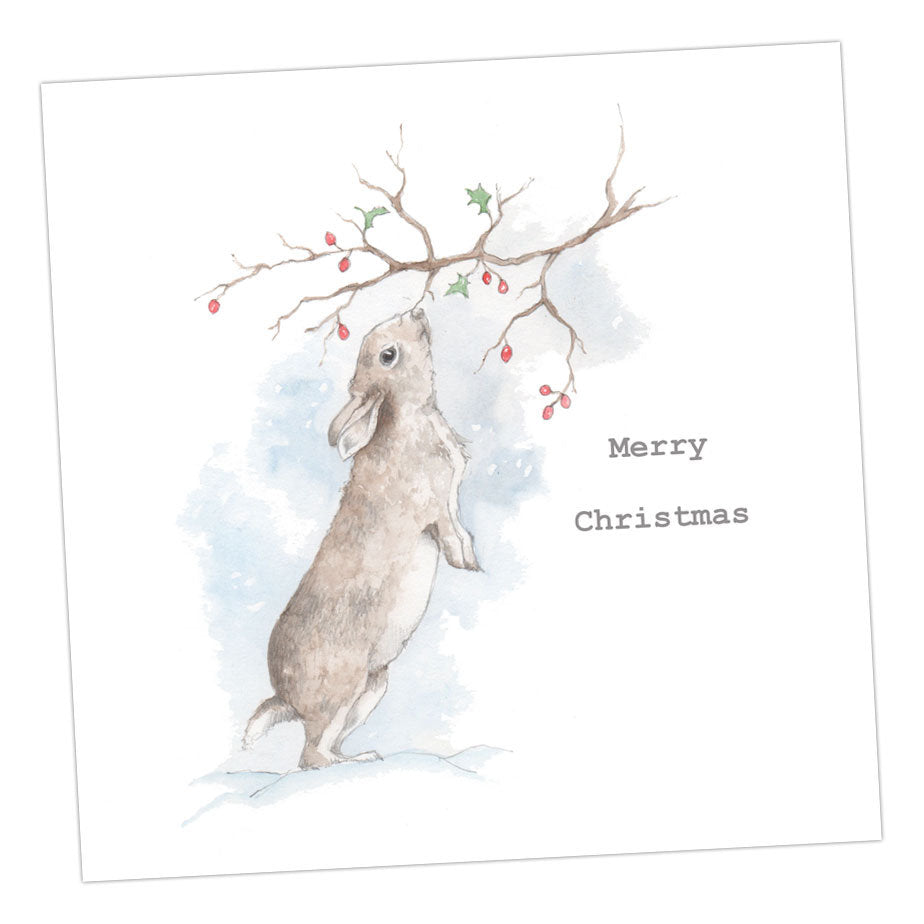 C&C Christmas Bunny Card