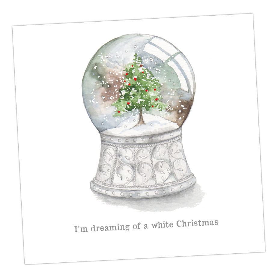 C&C Christmas Snowglobe Card