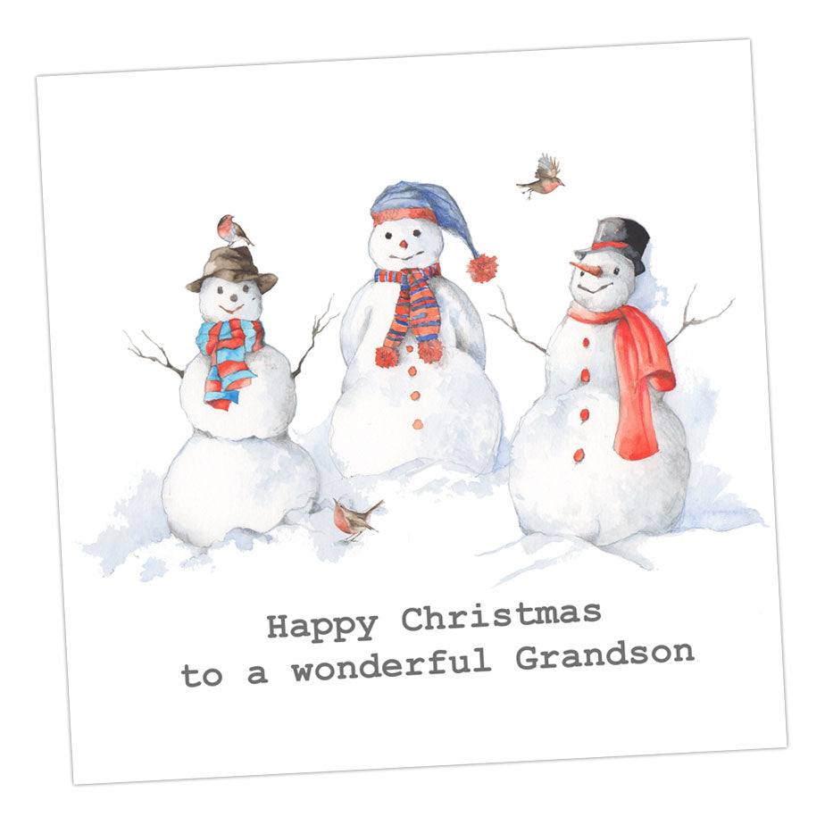C&C Christmas Wonderful Grandson Card