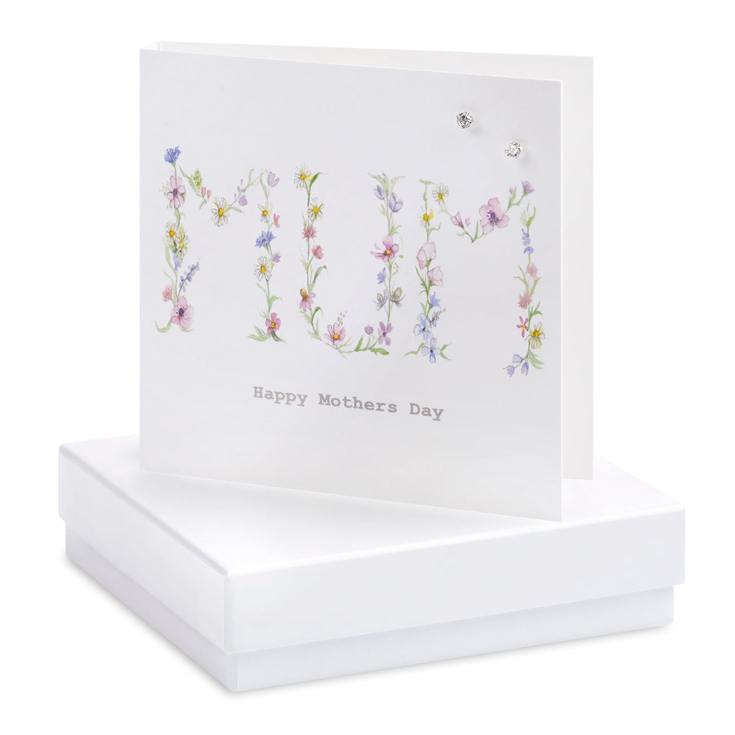 C&C Earrings & Card Box Happy Mother's Day