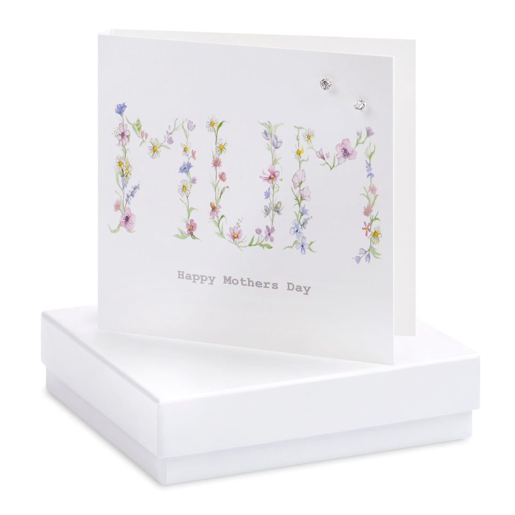 C&C Earrings & Card Box Happy Mother's Day