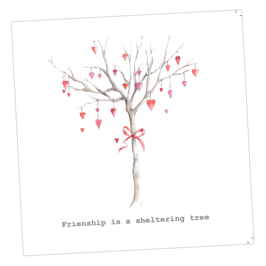 C&C Friendship Is A Sheltering Tree Red Card
