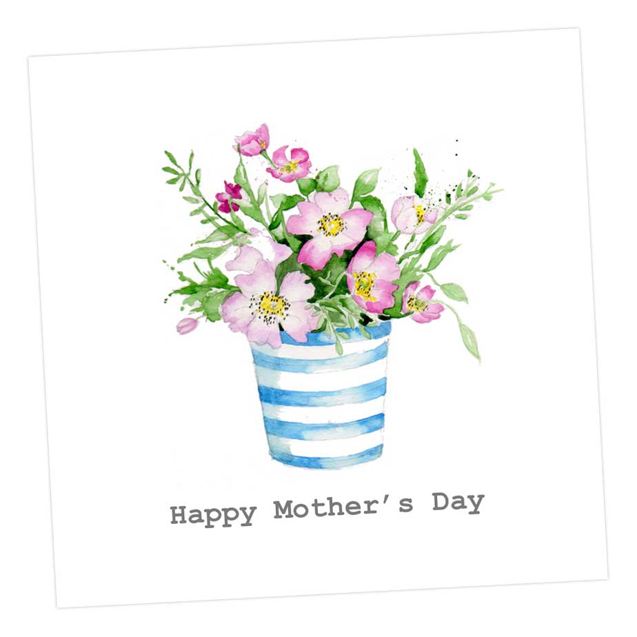 C&C Happy Mother's Day Flower Pot Card
