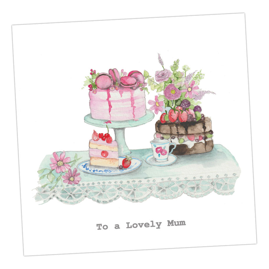 C&C Lovely Mum High Tea Card