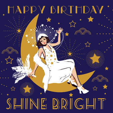 Champagne Celebration Shine Bright Card