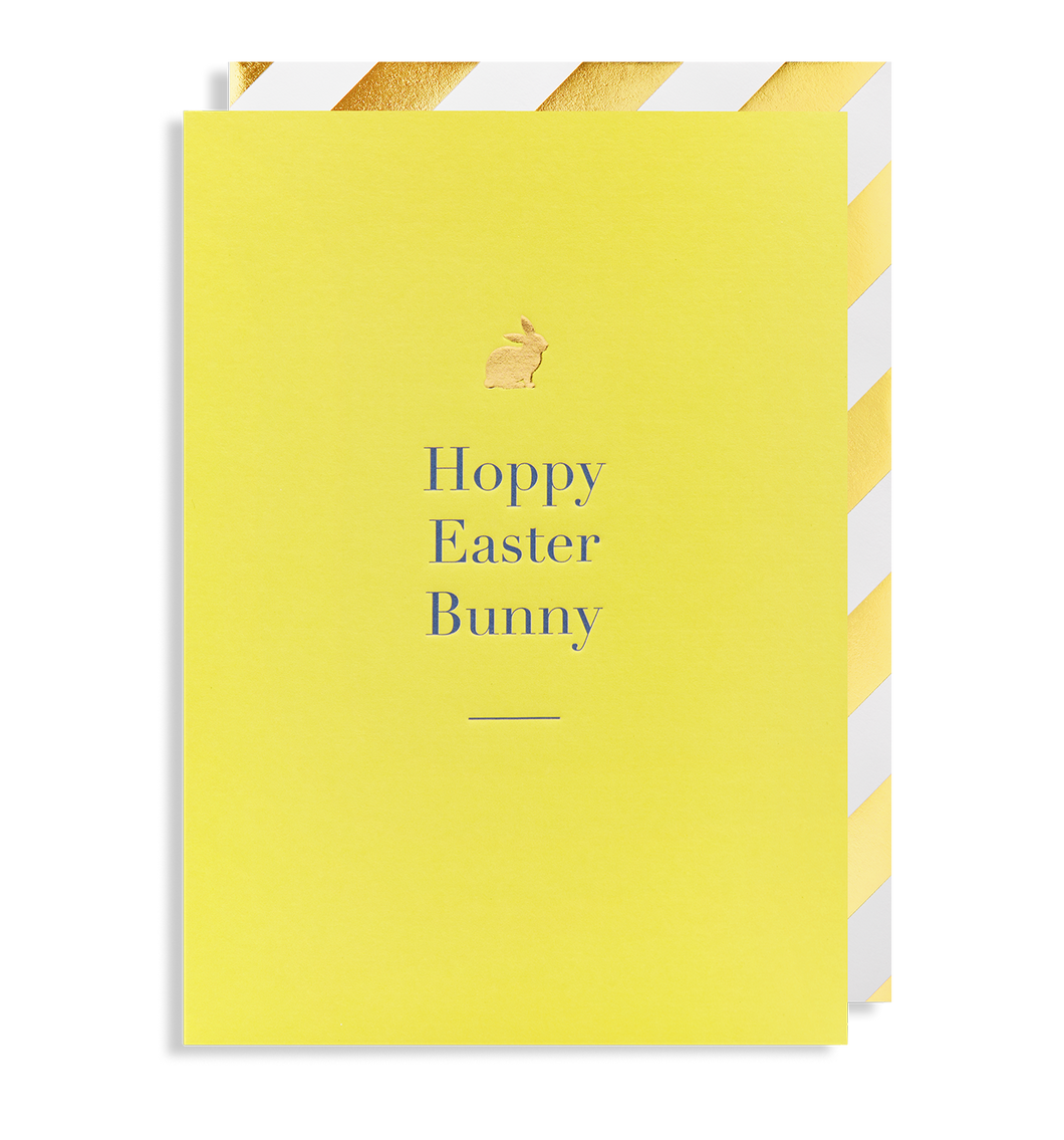 Charm Hoppy Easter Bunny Card