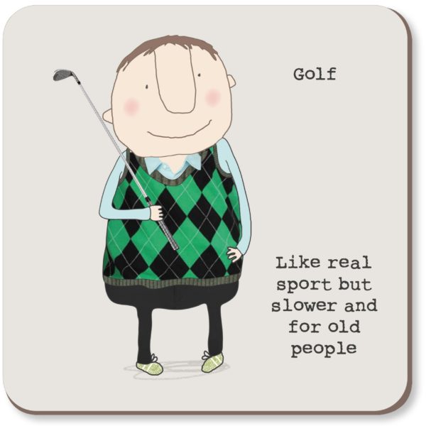 Rosie Made A Thing Coaster Golf