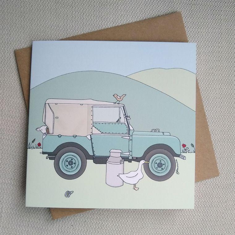 Country Range Land Rover Series 1 Card