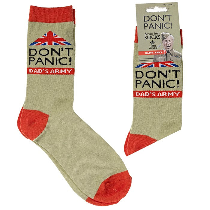 Dad's Army Don't Panic Socks