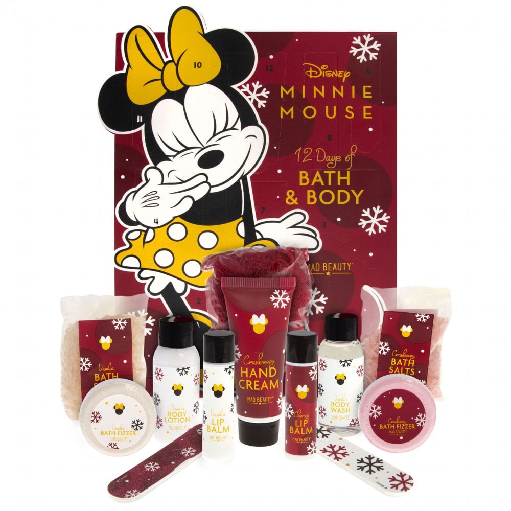 Disney Minnie Mouse 12 Days Of Bath & Body Set