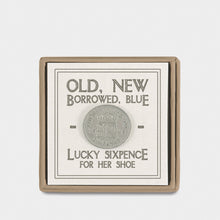 Load image into Gallery viewer, East Of India Lucky Wedding Sixpence
