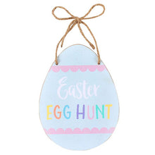 Load image into Gallery viewer, Easter Egg Hunt Wooden Sign
