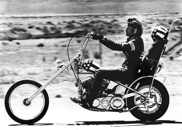 Black & White Easy Rider Peter Fonda Card