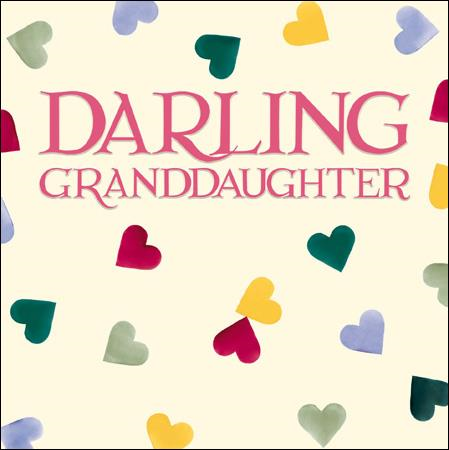Emma Bridgewater Darling Granddaughter Card