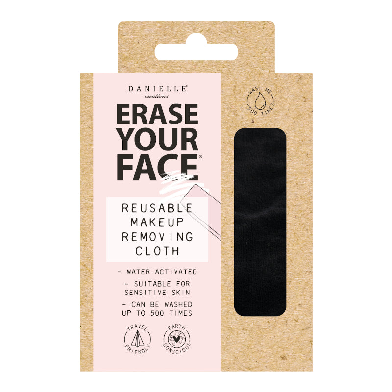 Erase Your Face Make Up Removal Cloth Black