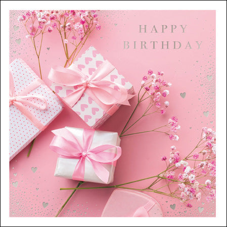 Esprit Happy Birthday Pink Presents Card