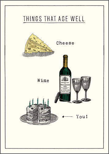Etched Age Well Card