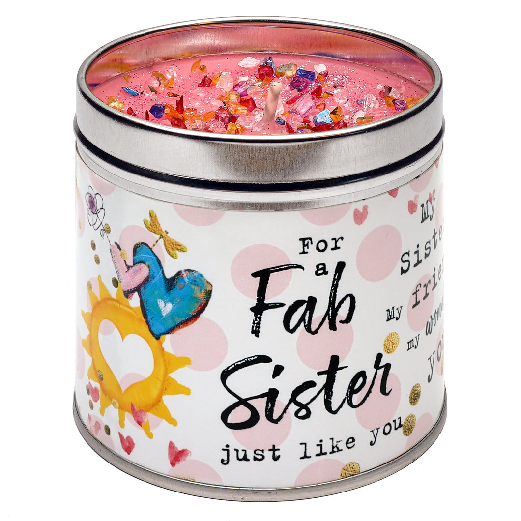 Just Because Candle Fab Sister