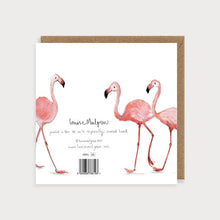 Load image into Gallery viewer, Animal Blanks Flamingos Card
