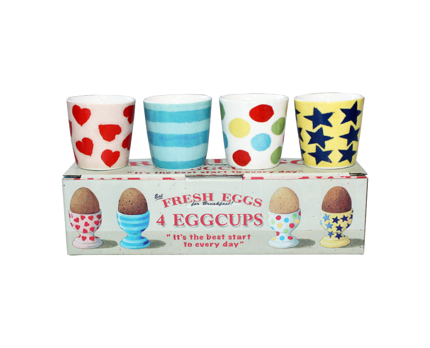 Retro Fresh Eggs Egg Cup Set