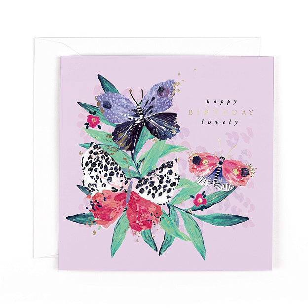 Frida Happy Birthday Lovely Butterflies Card