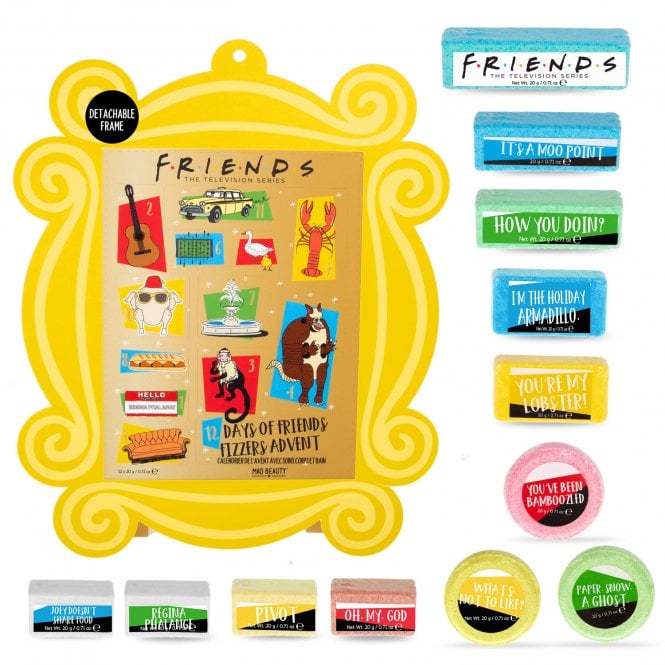 Friends 12 Days Of Christmas Bath Fizzer Set