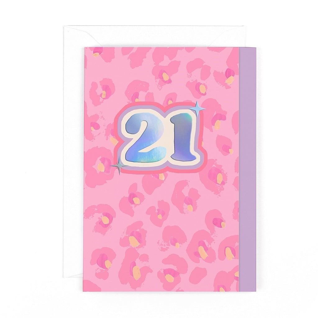 Funky Town Age 21 Card
