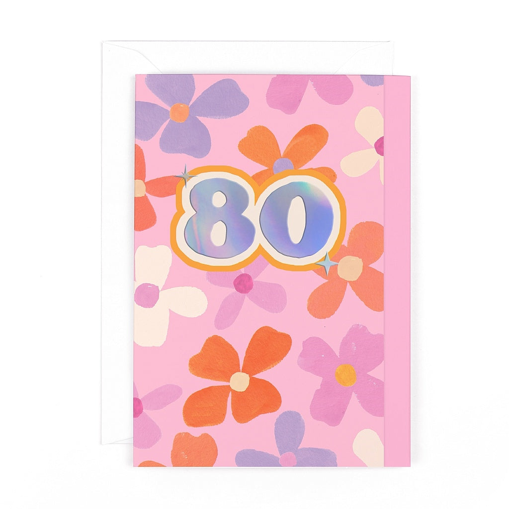 Funky Town Age 80 Card