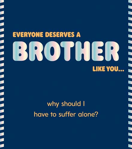 Fuzzy Duck Deserves A Brother Card