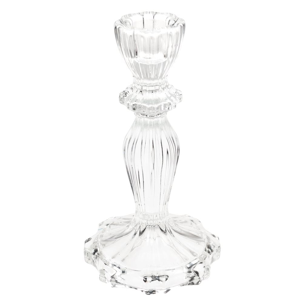 Glass Candle Holder Clear