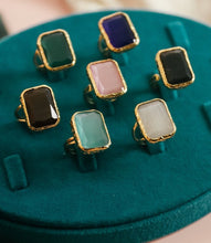 Load image into Gallery viewer, My Doris Glass Faceted Adjustable Ring
