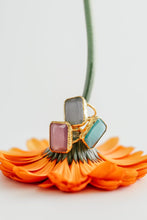 Load image into Gallery viewer, My Doris Glass Faceted Adjustable Ring
