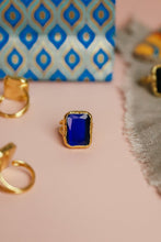 Load image into Gallery viewer, My Doris Glass Faceted Adjustable Ring

