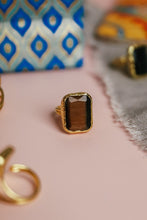Load image into Gallery viewer, My Doris Glass Faceted Adjustable Ring
