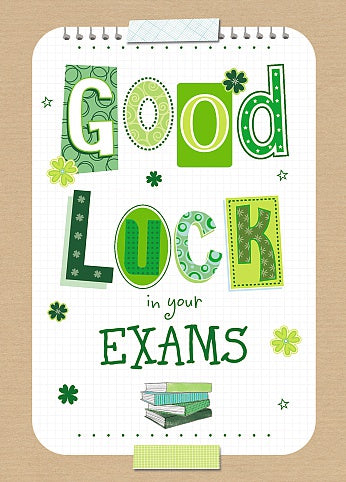 Wishing Well Good Luck In Your Exams Card