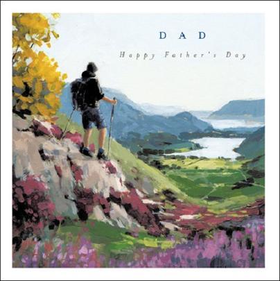 Great Outdoors Father's Day Hiking Card
