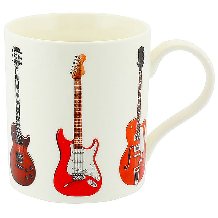 White Guitars China Mug