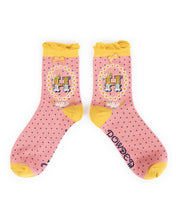 Load image into Gallery viewer, Powder Initial Socks Letter H
