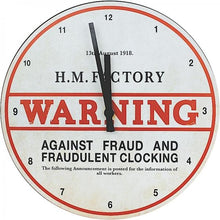 Load image into Gallery viewer, HM Factory Vintage Style Clock
