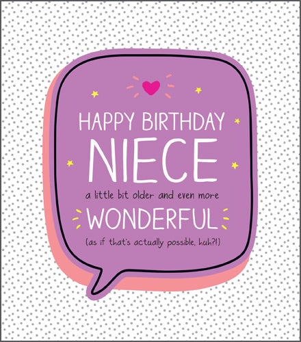 Happy Jackson Happy Birthday Niece Card