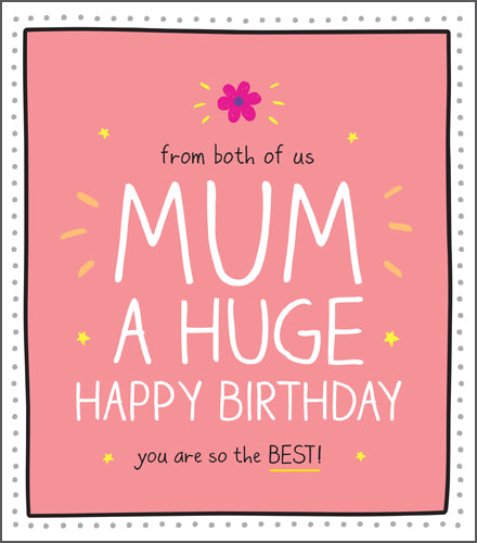 Happy Jackson Mum Huge Happy Birthday Card