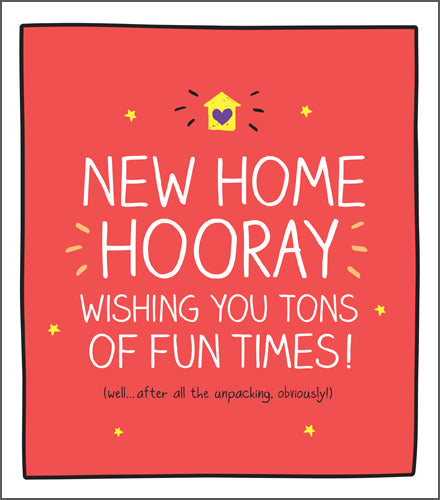 Happy Jackson New Home Hooray Card