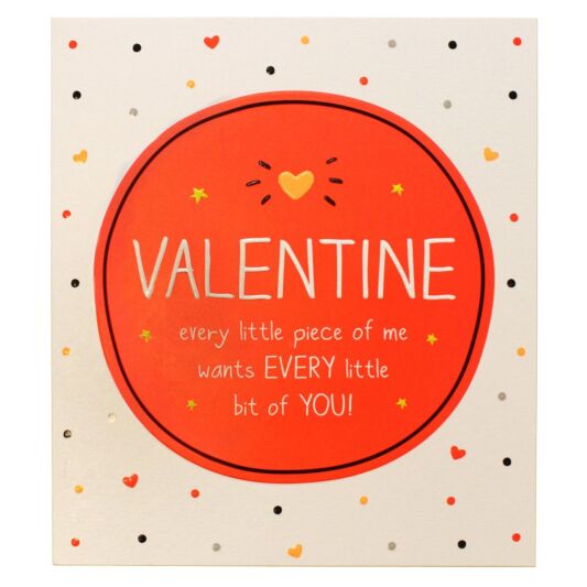 Happy Jackson Piece Of Me Valentine Card