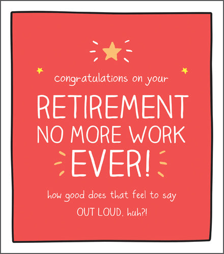 Happy Jackson Retirement Card